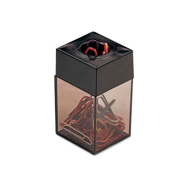 Officemate International Officemate Magnetic Paper Clip Dispenser 1-7/8" x 3-3/16" Smoke 93690 - main